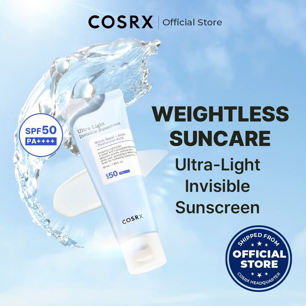 Cosrx Ultra-Light Invisible Sunscreen SPF50 PA++++50ml