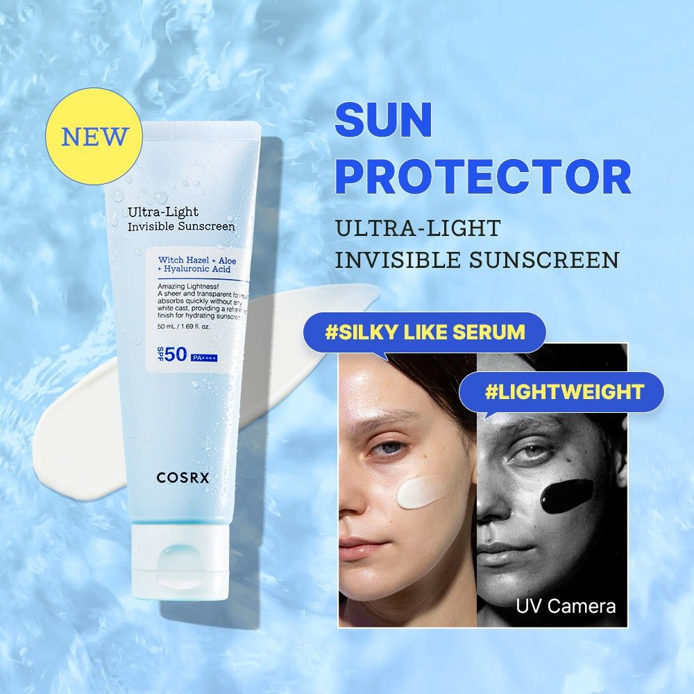 Cosrx Ultra-Light Invisible Sunscreen SPF50 PA++++50ml