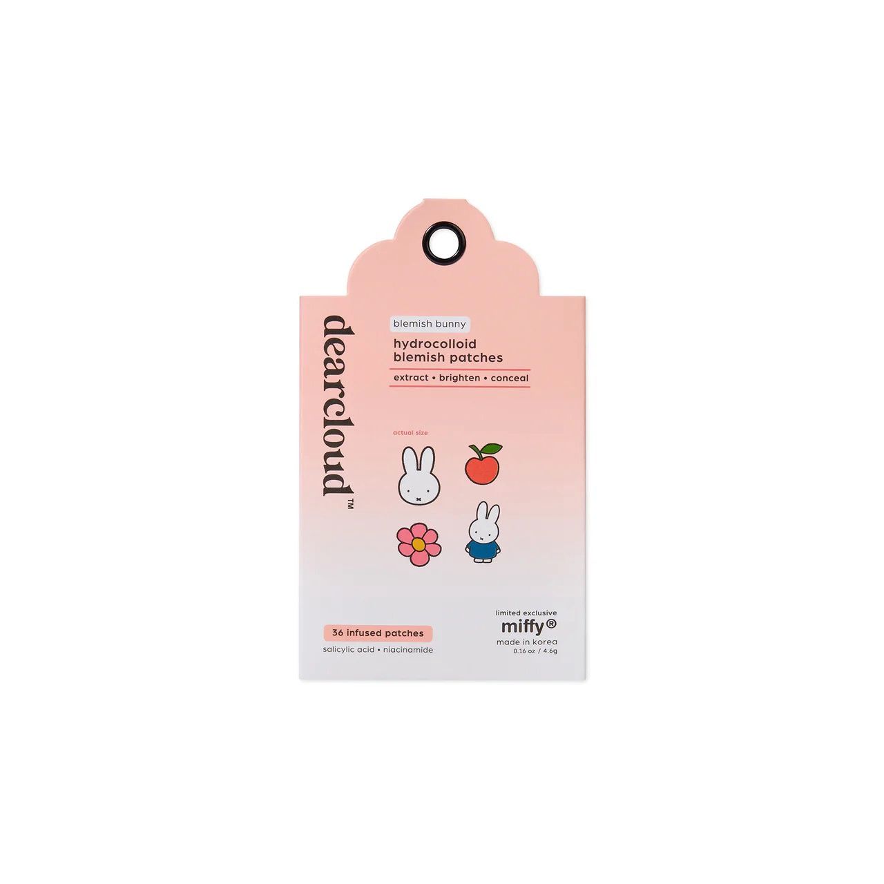 Dearcloud Miffy Hydrocolloid Blemish Patch Refill (36pcs)