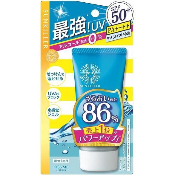 Isehan Kiss Me Sunkiller Perfect Water Essence SPF50+ PA++++ 50 ml
