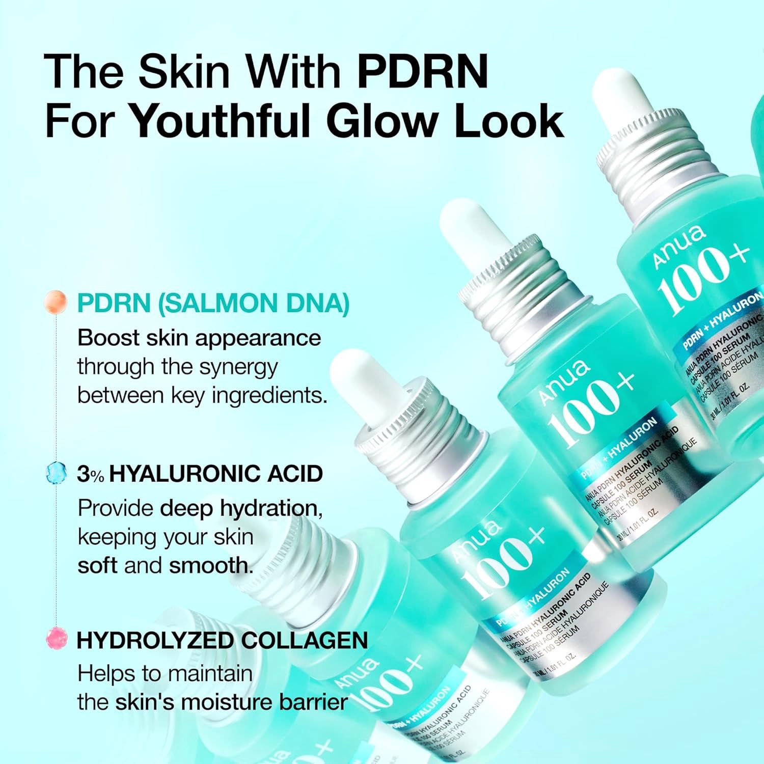 Anua Hyaluronic Acid Capsule 100 Radiant Face Serum