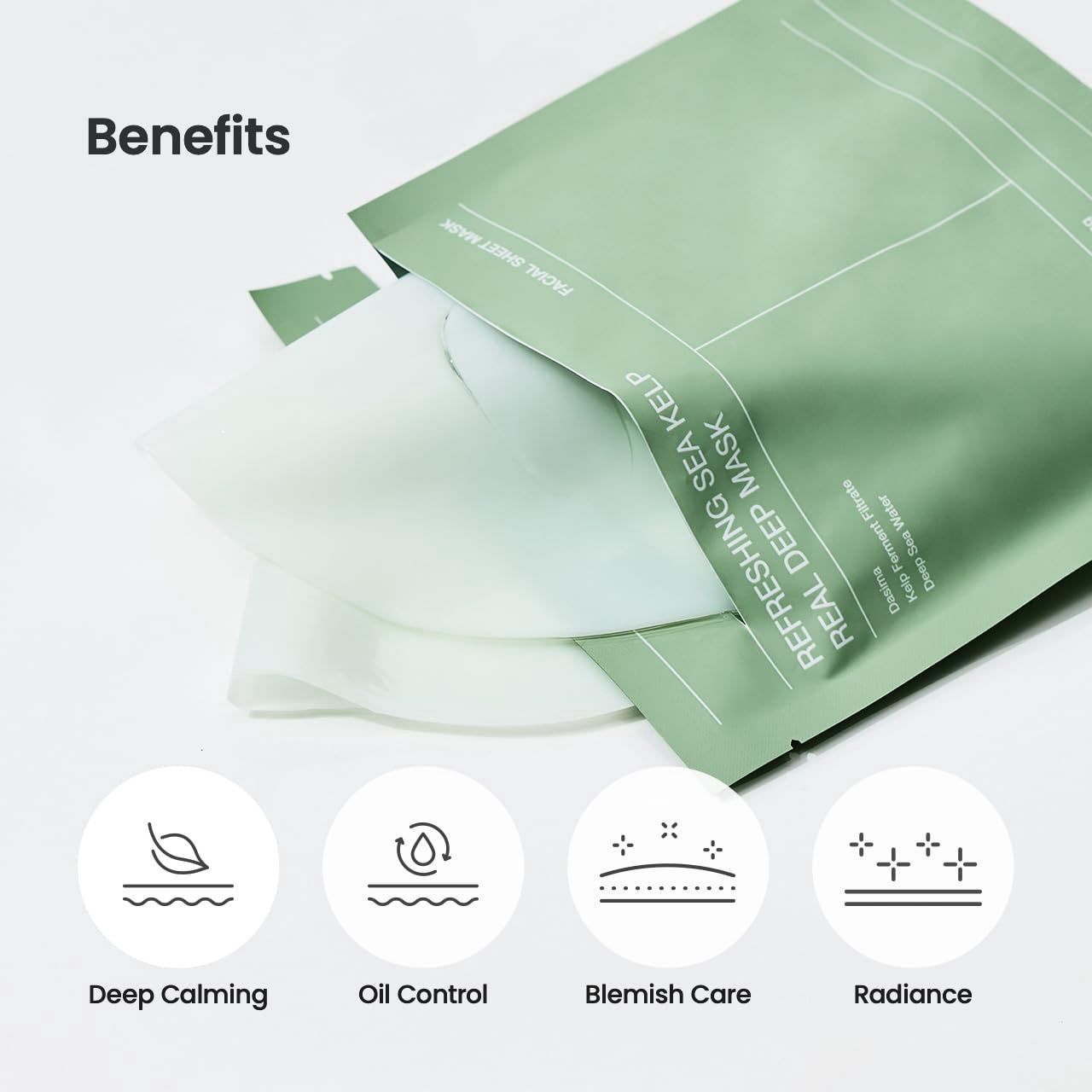 Biodance Refreshing Sea Kelp Real Deep Mask 4 Sheets