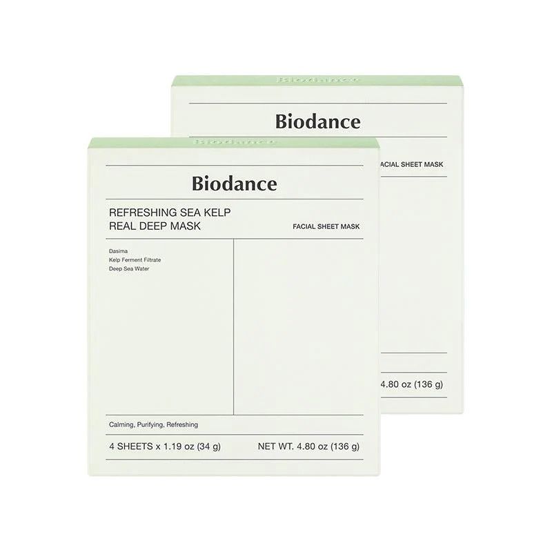 Biodance Refreshing Sea Kelp Real Deep Mask 4 Sheets