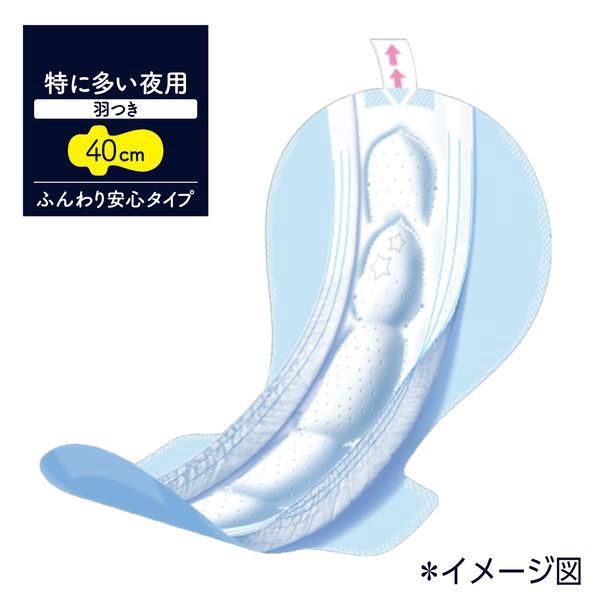 Unicharm Softy Sanitary Pads Night Guard 40cm Wings 10pcs