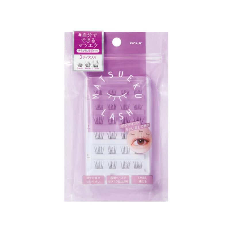 Koji Matsueku Lash Fake Eyelashes No.3 Natural Bunches Type