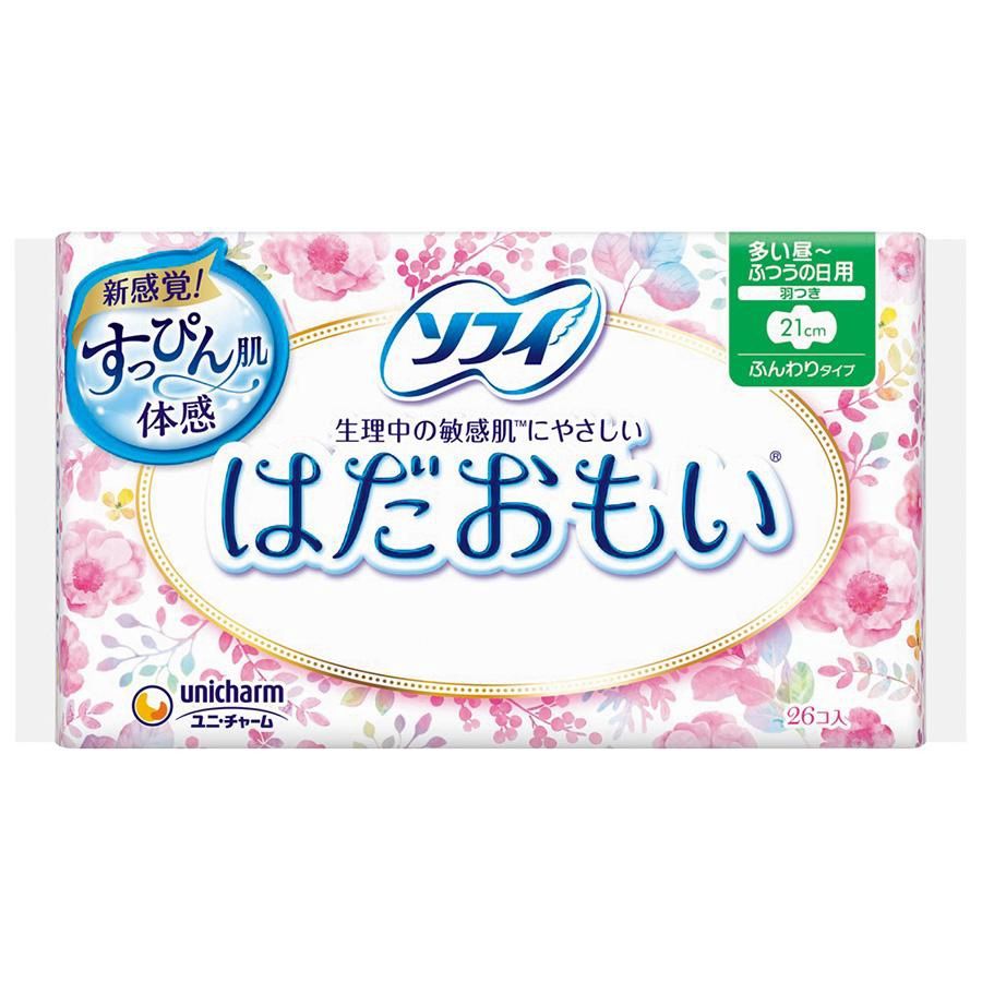 Unicharm Sofy Sanitary Napkin Heavy Daytime 21cm w/ Wings