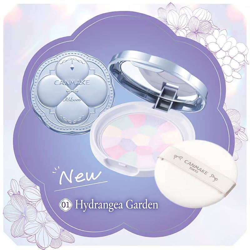 Canmake Illuminating Powder Abloom #01 Hydrangea Garden