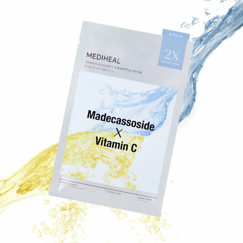 Mediheal Derma Wrapping Mask - Madecassoside X Vitamin C10pcs/Box