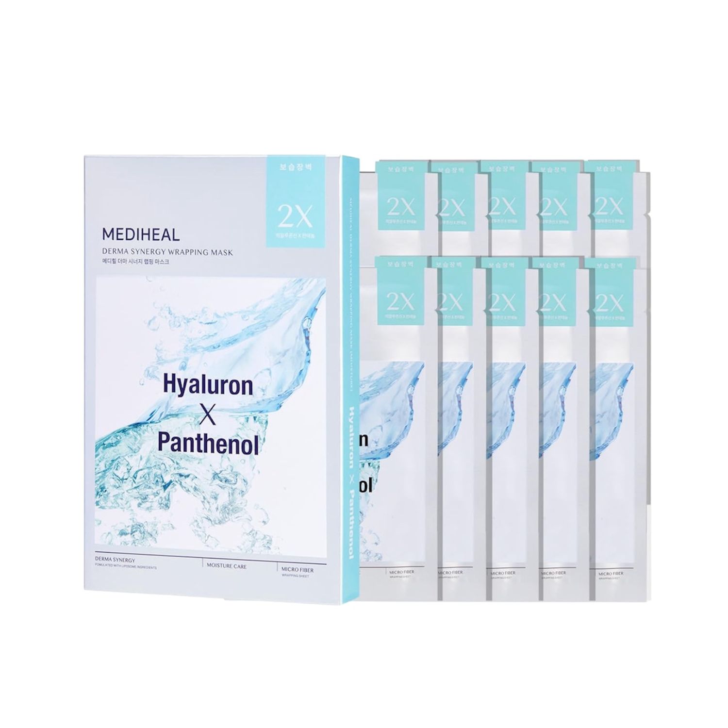 Mediheal Derma Wrapping Mask - Hyaluron X Panthenol 10pcs/Box