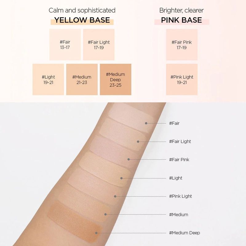 Jung Saem Mool Essential Nuder Long Wear Cushion #17 Fair Light (With Refill)