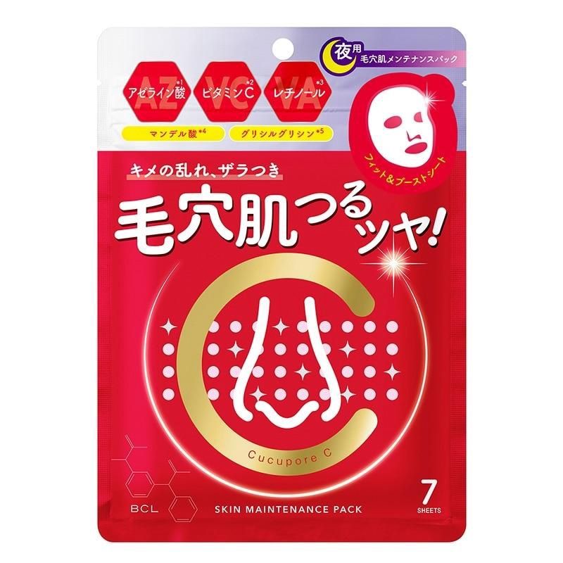 BCL Cucupore C Skin Mente Pack Mask 7 Sheets