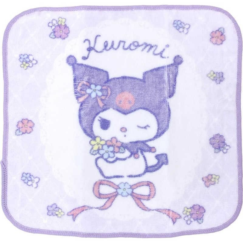 Shobido Sanrio Kuromi Hand Cream &amp; Mini Towel Set - Floral