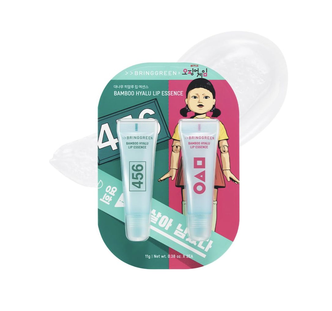 Bringgreen Bamboo Hyalu Lip Essence Double Set-Netflix Squid Game Collaboration (Limited)
