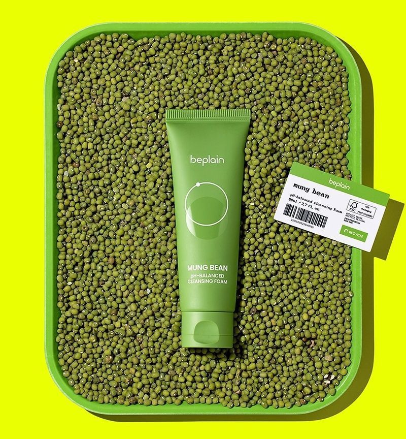Beplain !+ Mung Bean PH Balanced Cleansing Foam 80ml