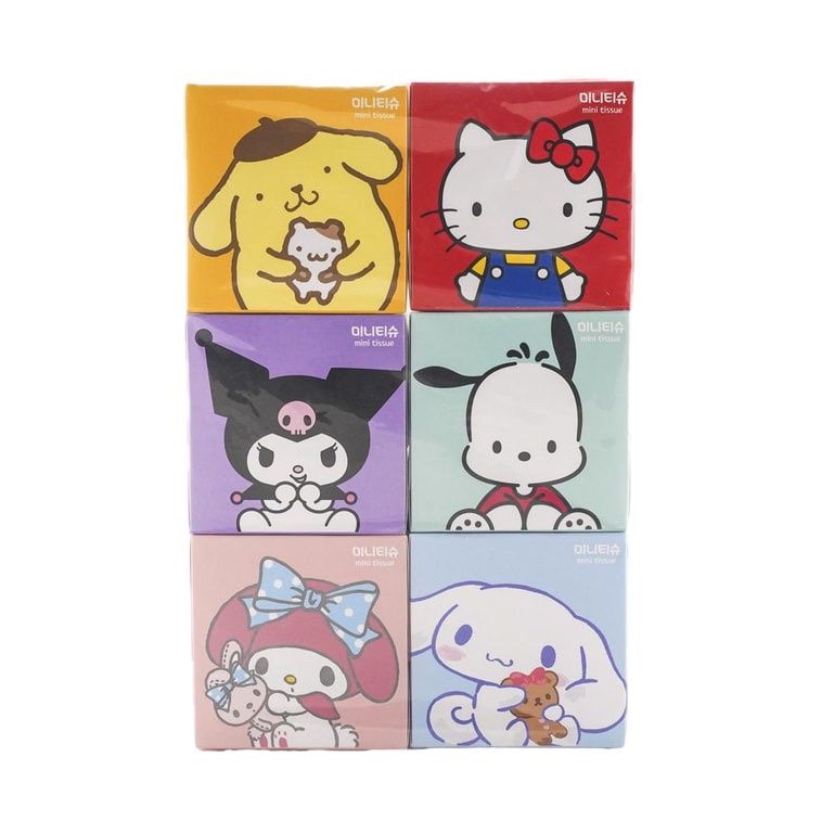ITC Hello Kitty And Friends Mini Tissue (230 Sheet x 6 Boxes)