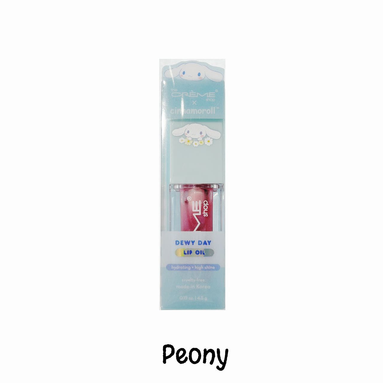 TCS Sanrio Cinnamoroll Morning Dew Lip Oil (Peony)