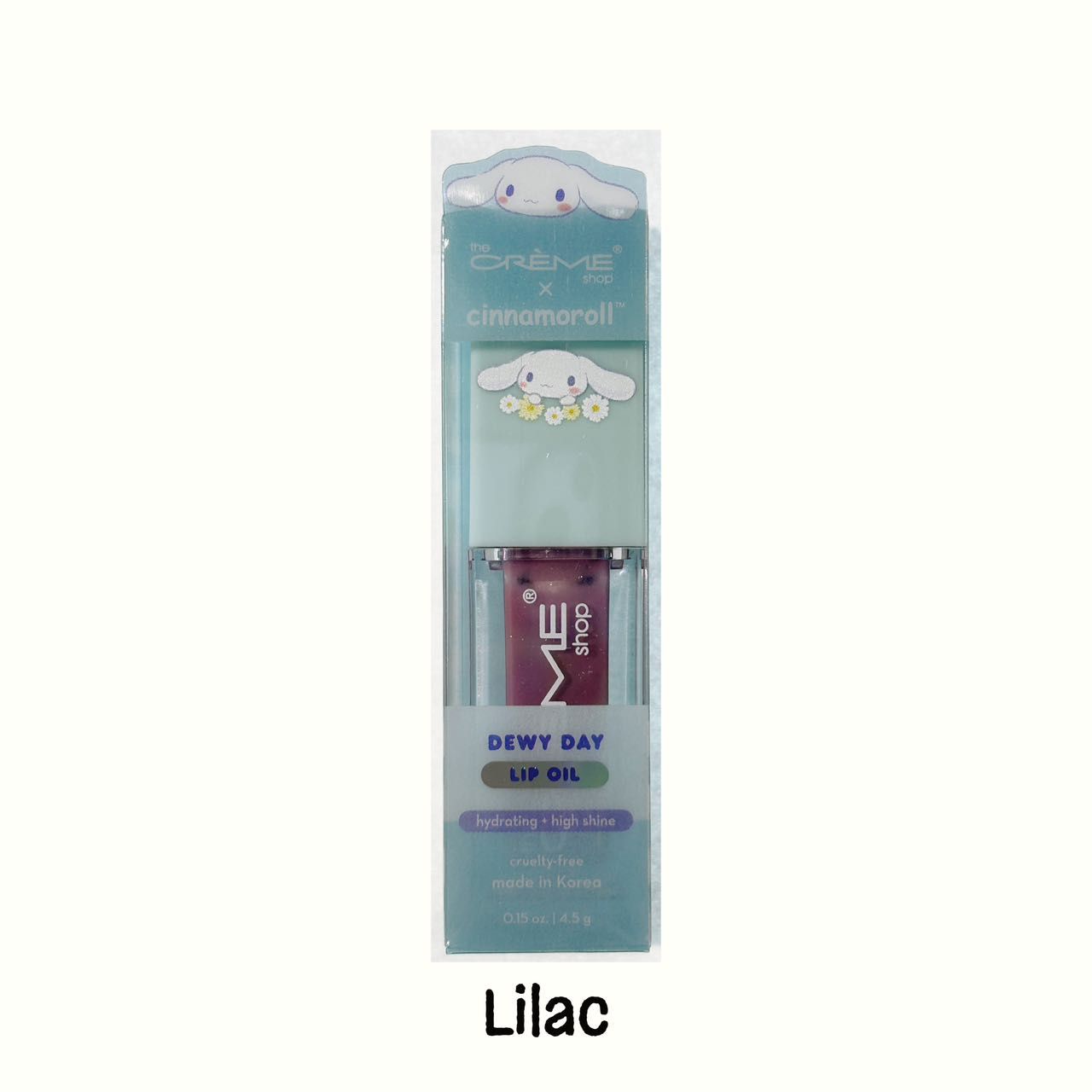 TCS Sanrio Cinnamoroll Morning Dew Lip Oil (Lilac)