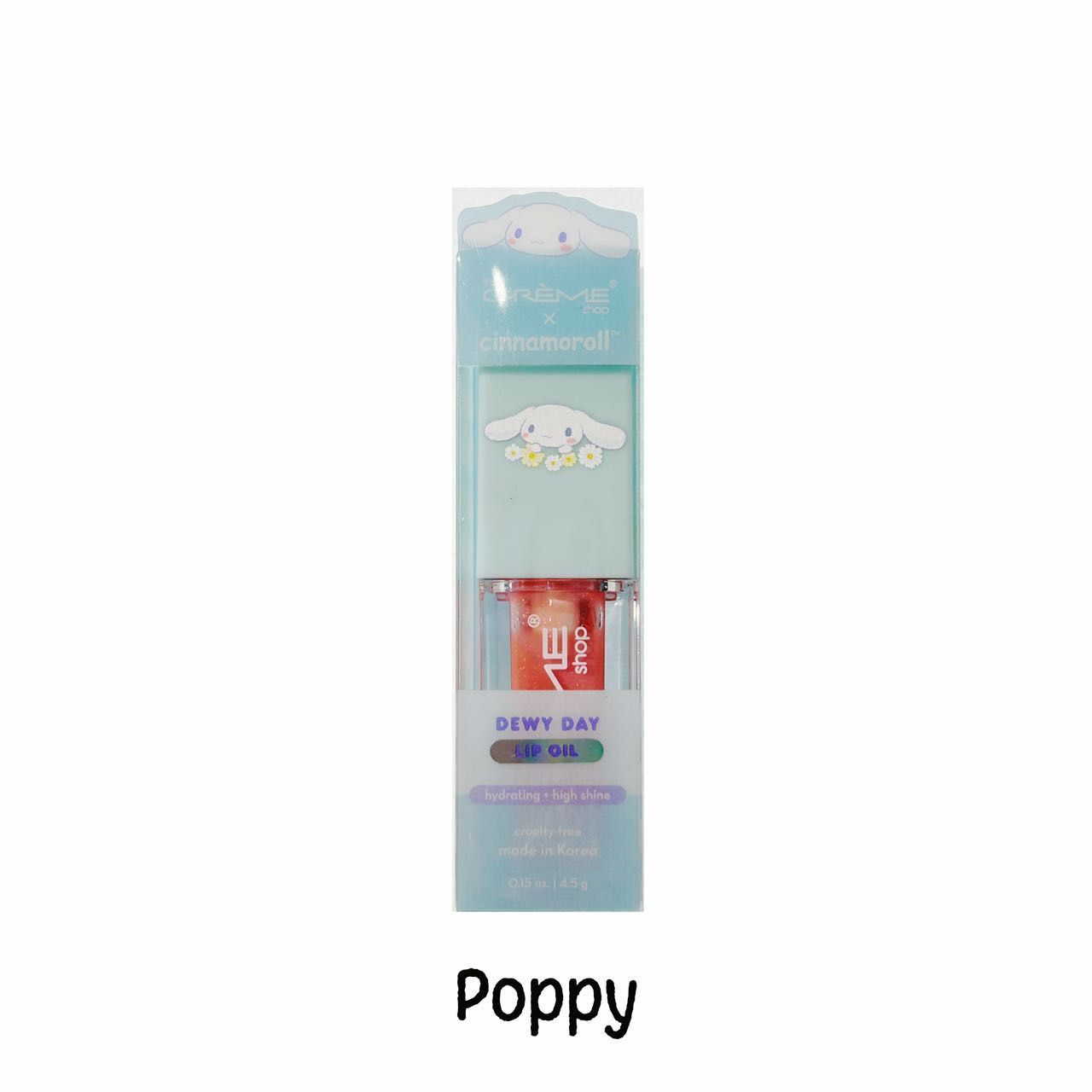 TCS Sanrio Cinnamoroll Morning Dew Lip Oil (Poppy)