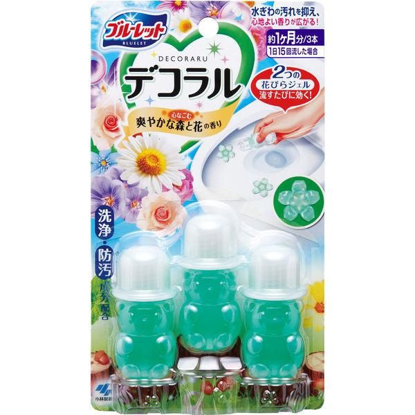 Kobayashi Toilet Cleaner Deodorizer Refreshing Forest and Flower 3pcs