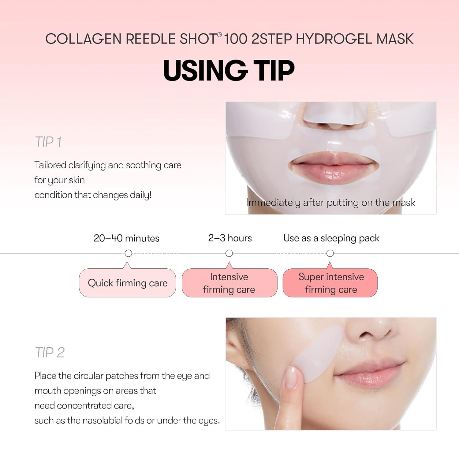 VT Cosmetics Collagen Reedle Shot 100 (2 Step Mask) 1pc