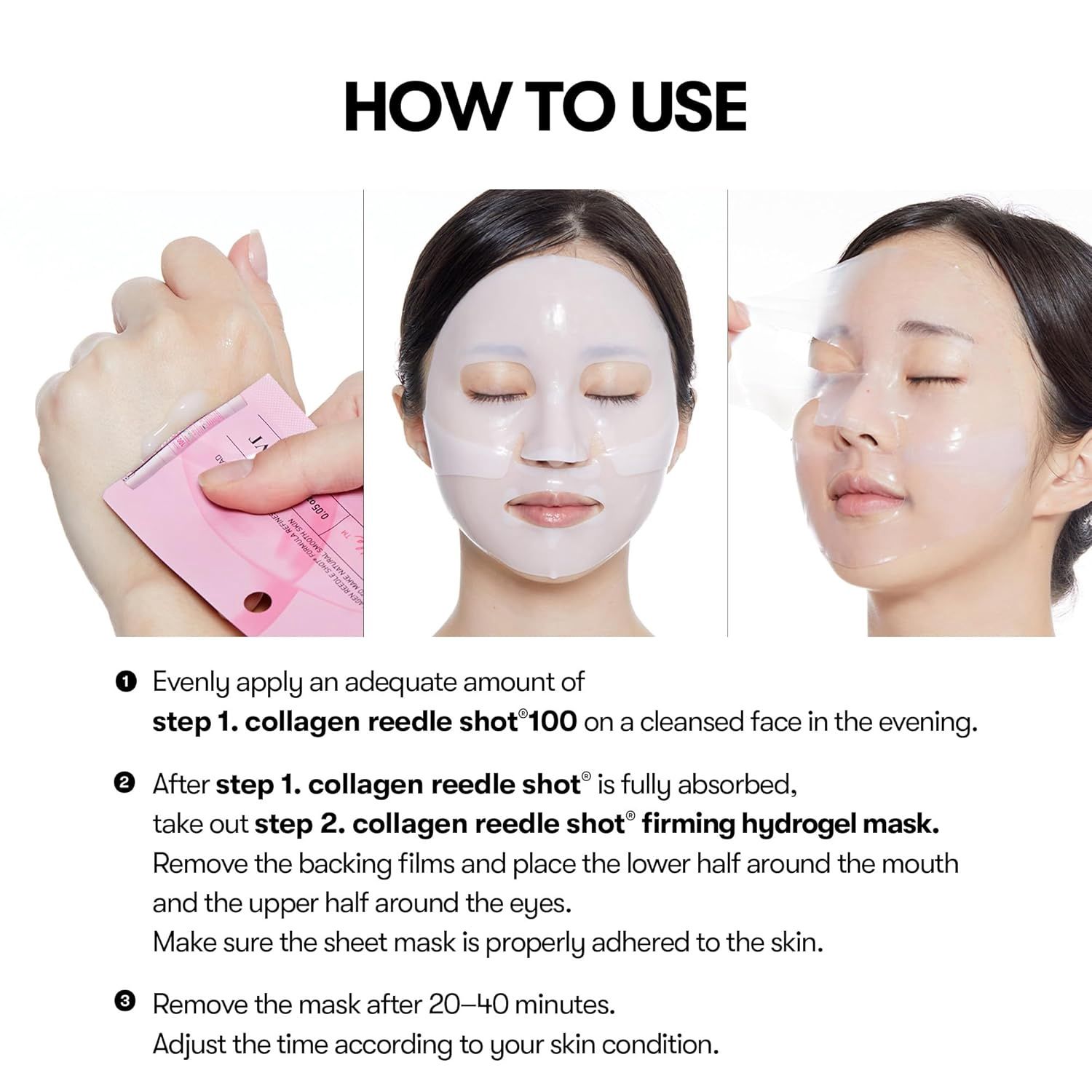 VT Cosmetics Collagen Reedle Shot 100 (2 Step Mask) 1pc