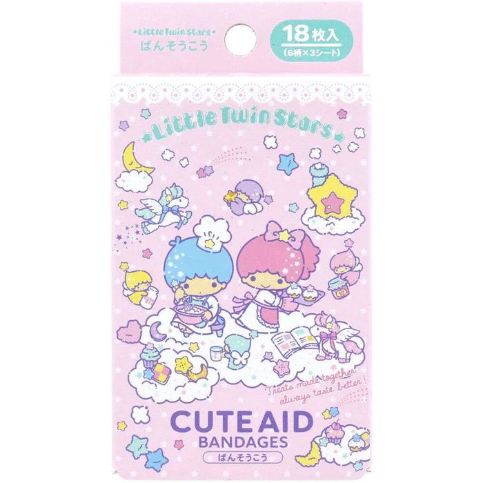 Santan x Sanrio Gemini Cartoon Pattern Band-Aid 18pcs