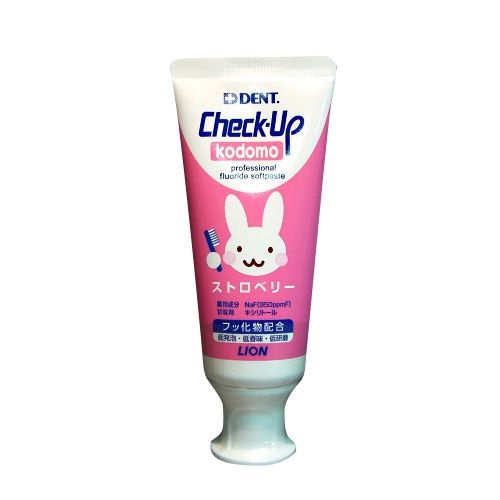 Lion Dent Check Up Kids Toothpaste Strawberry 60g