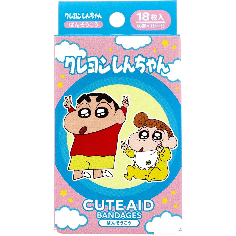 Santan x Crayon Shin-chan Cartoon Pattern Band-Aid 18pcs