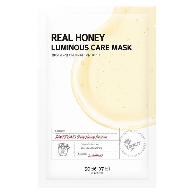 Some By Mi Real Honey Luminous Care Mask 1 Sheet