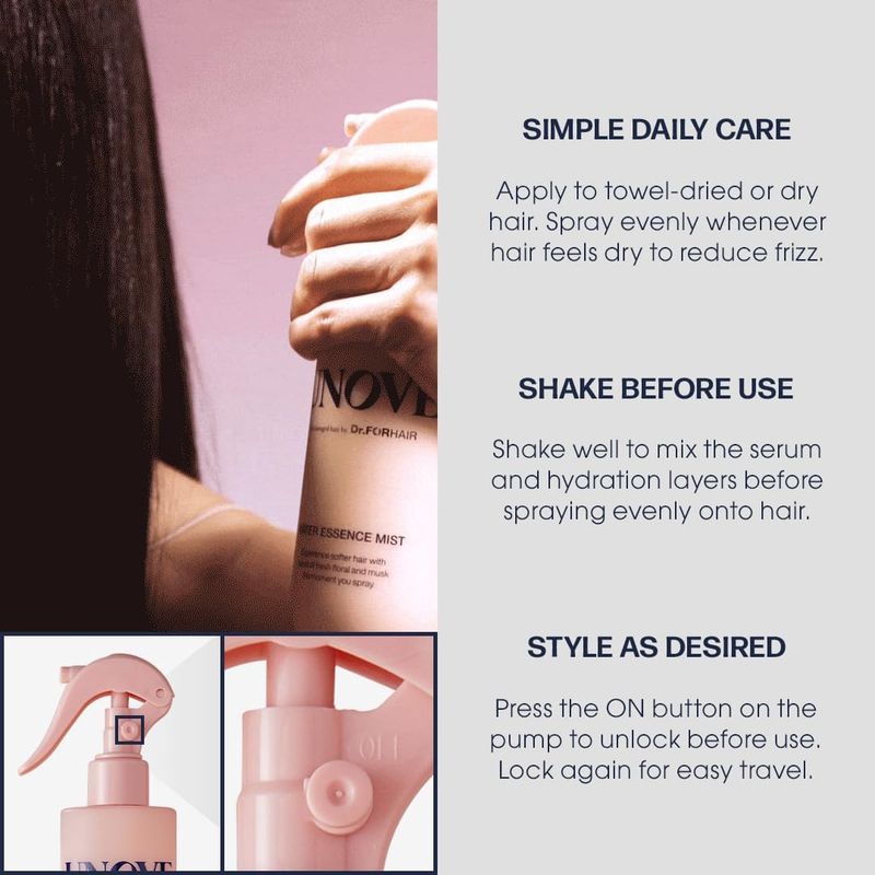 Dr.Forhair UNOVE Water Essence Mist 200ml+30ml Special Set