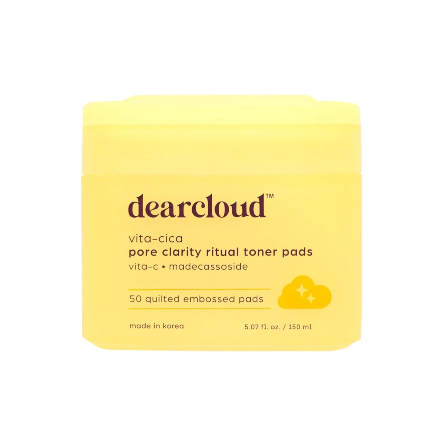 Dearcloud Vita-Cica Pore Clarity Ritual Toner Pads 50pcs