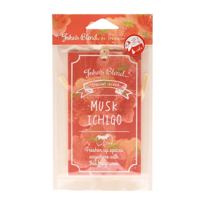 John&#39;s Blend Paper Air Freshener -Musk Ichigo (Limited)*