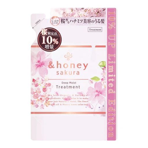 Vicrea &amp;Honey Sakura Deep Moist Treatment Refill Large 385ml (Limited)