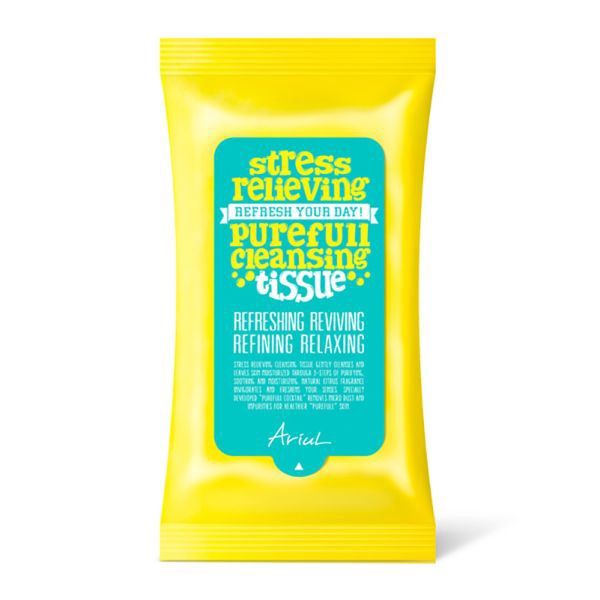 Ariul Stress Relieving Purefull Cleansing Tissue 15 Sheets (Travel Size)