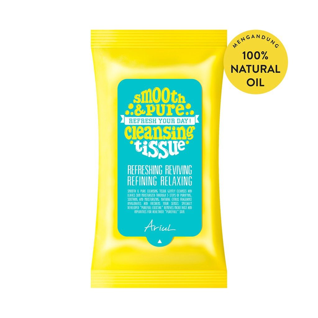 Ariul Stress Relieving Purefull Cleansing Tissue 15 Sheets (Travel Size)