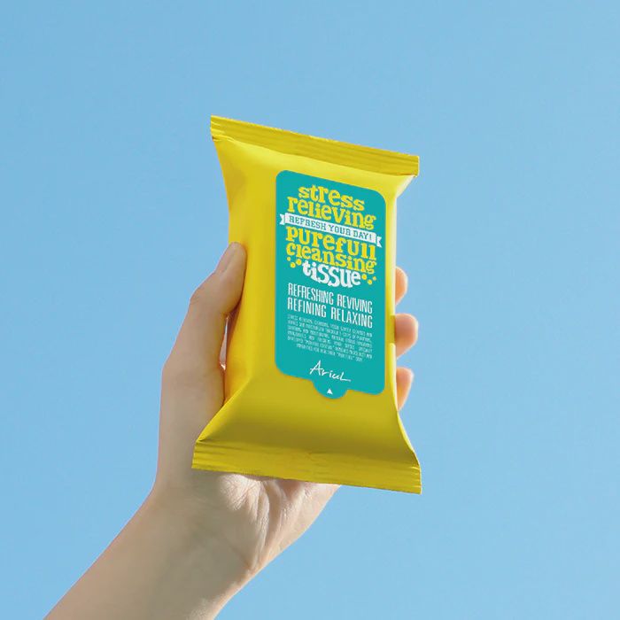 Ariul Stress Relieving Purefull Cleansing Tissue 15 Sheets (Travel Size)
