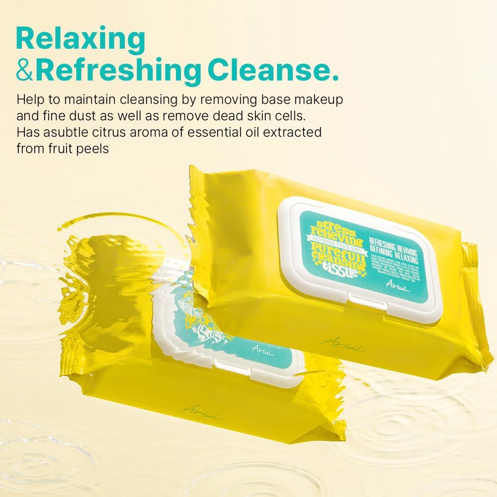 Ariul Stress Relieving Purefull Cleansing Tissue 80 Sheets