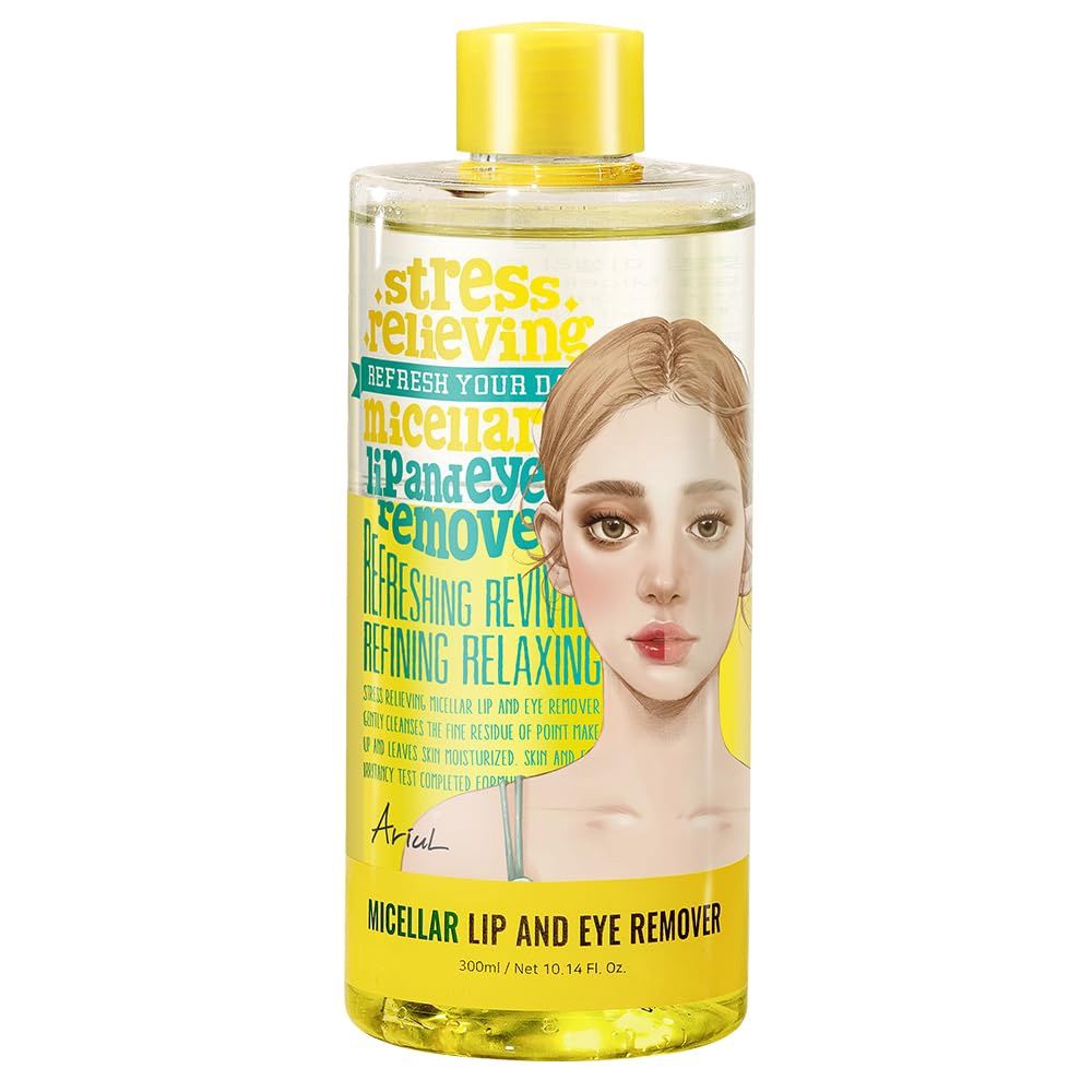 Ariul Stress Relieving Micellar Lip and Eye Remover 300ml