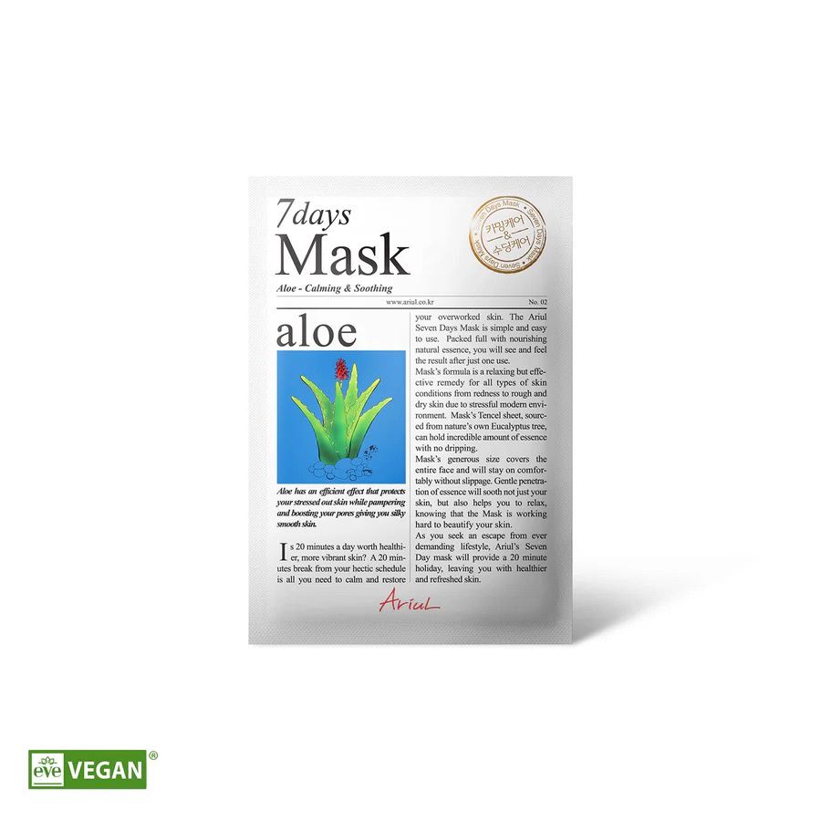 Ariul 7days Mask Aloe H 1pc