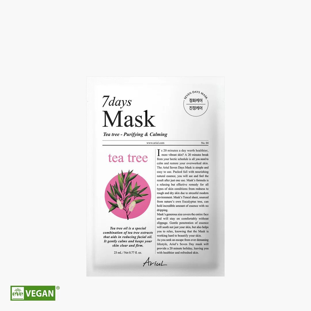 Ariul 7days Mask Tea Tree M 1pc