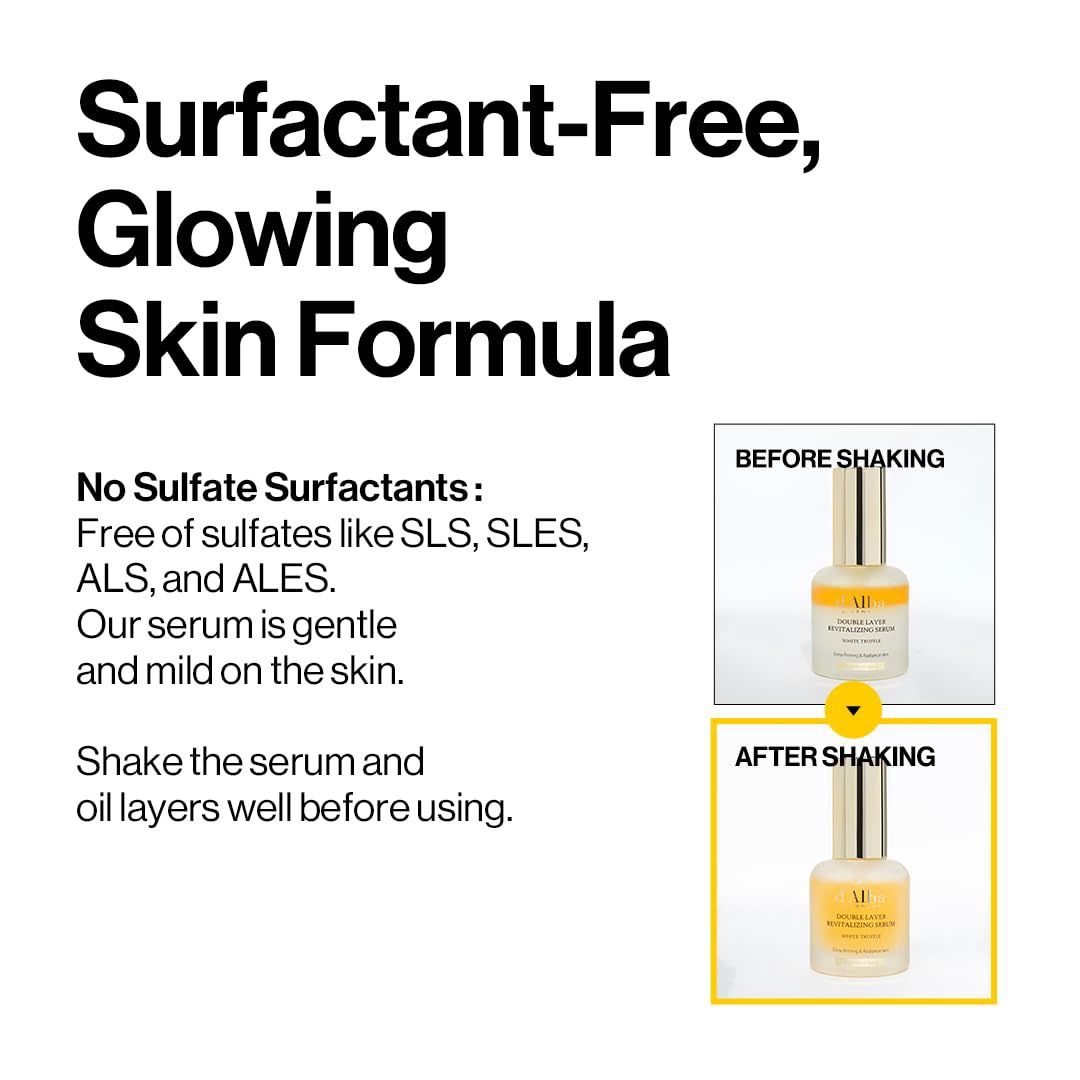 d'Alba White Truffle Double Layer Revitalizing Serum 30ml