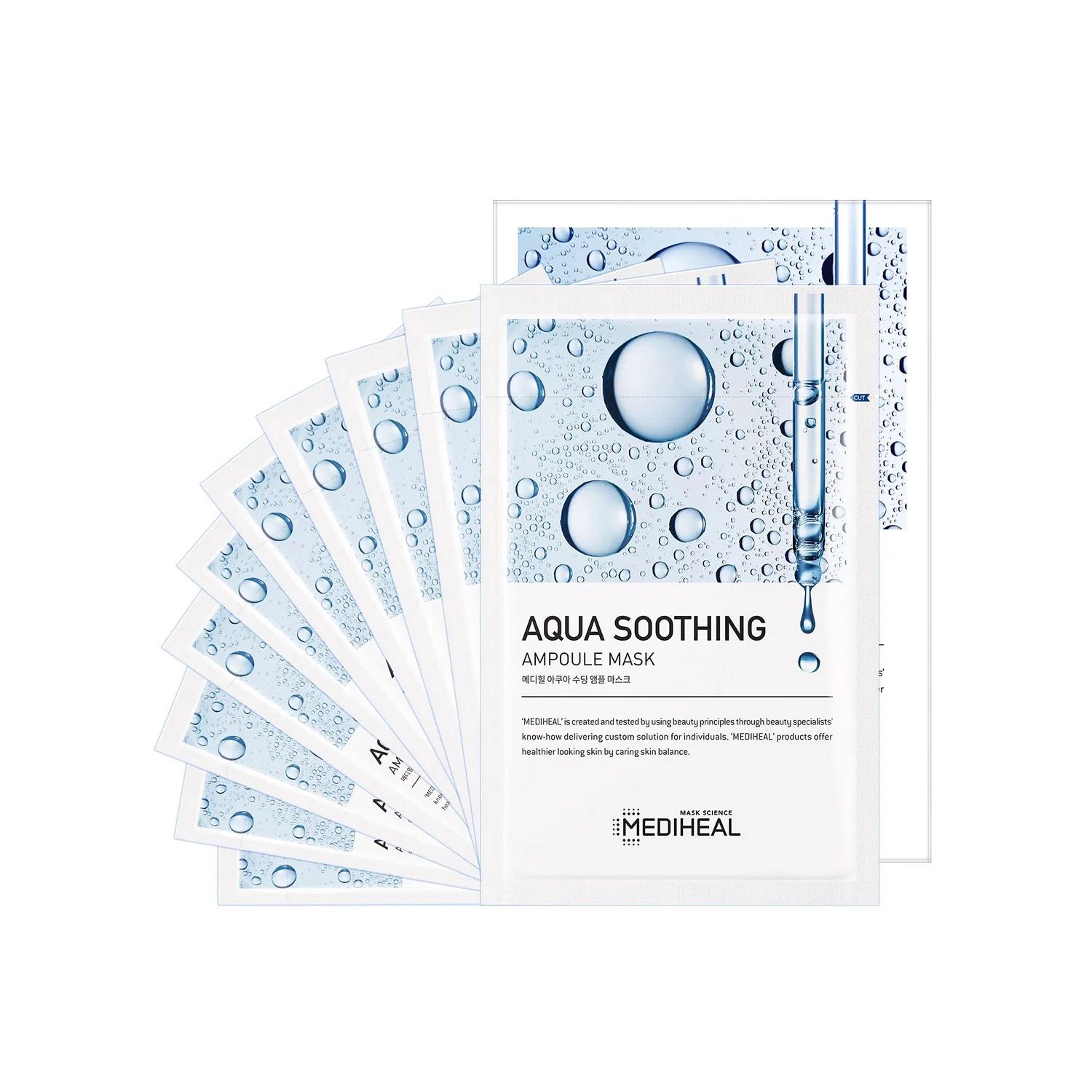 Mediheal Aqua Soothing Ampoule Mask 10pcs/Box