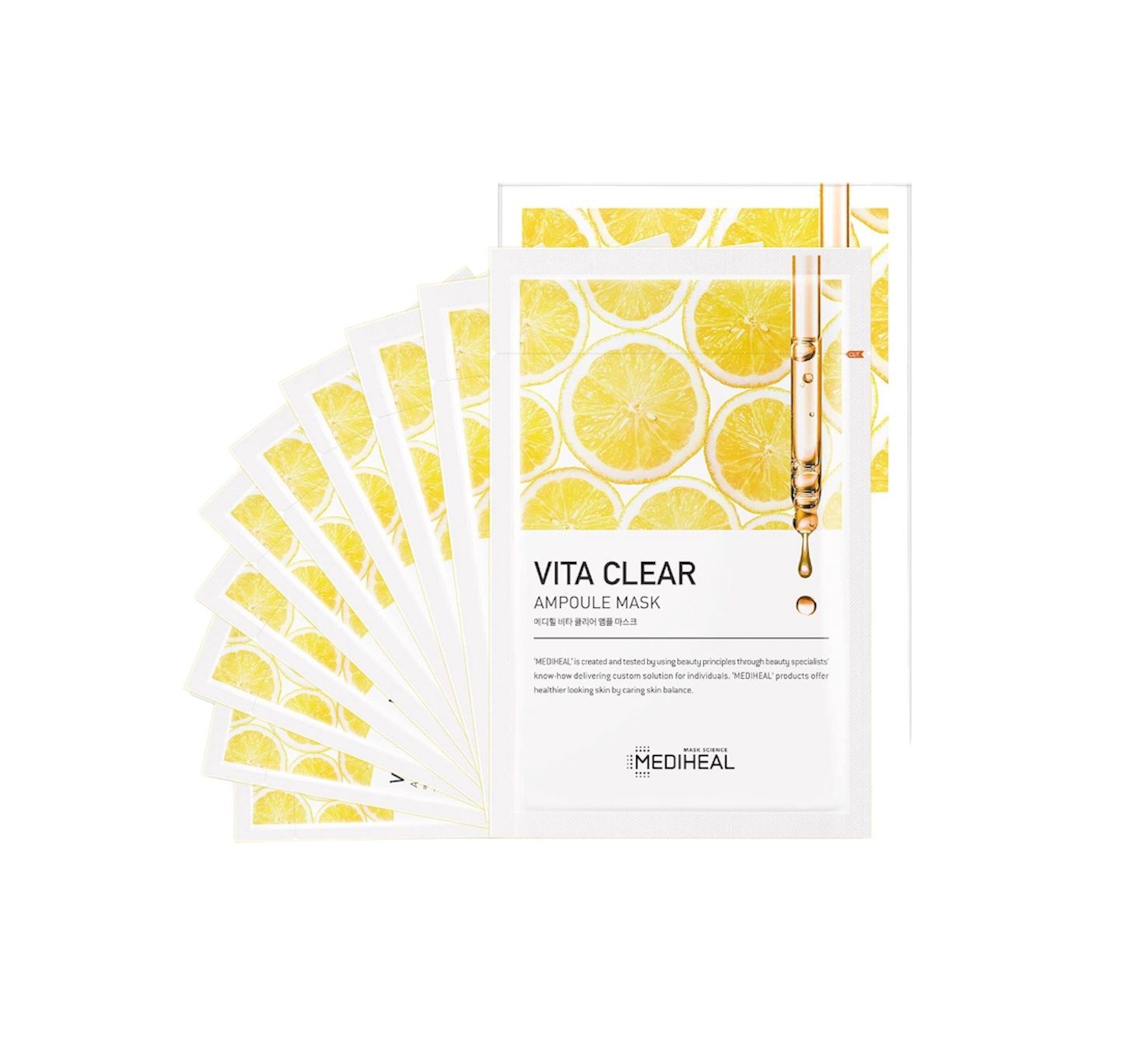 Mediheal Vita Clearing Ampoule Mask 10pcs/Box
