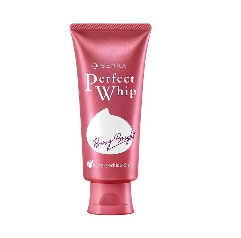 Shiseido Senka Perfect Whip Berry Bright Face Wash 100ml (Limited)