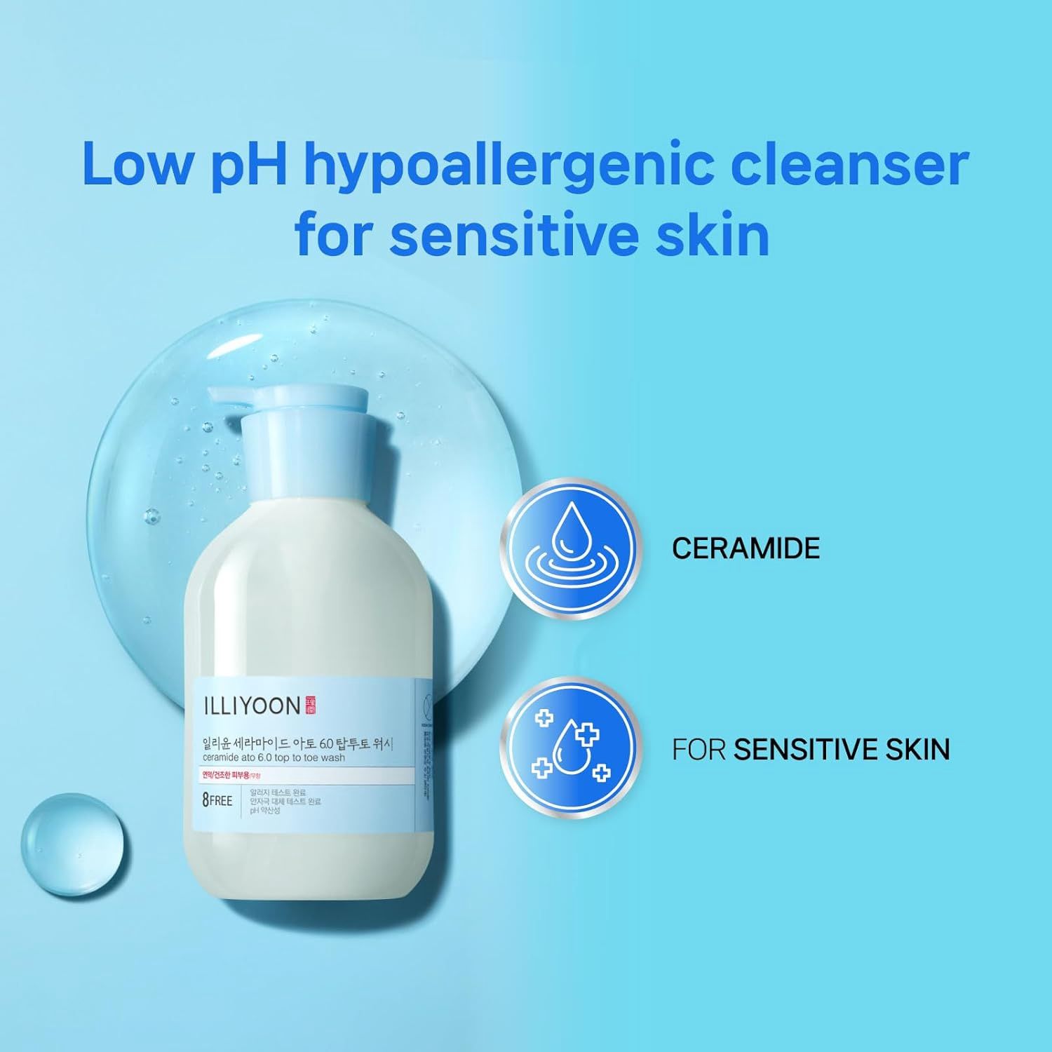illiyoon - Ceramide Ato 6.0 Top to Toe Wash 500ml