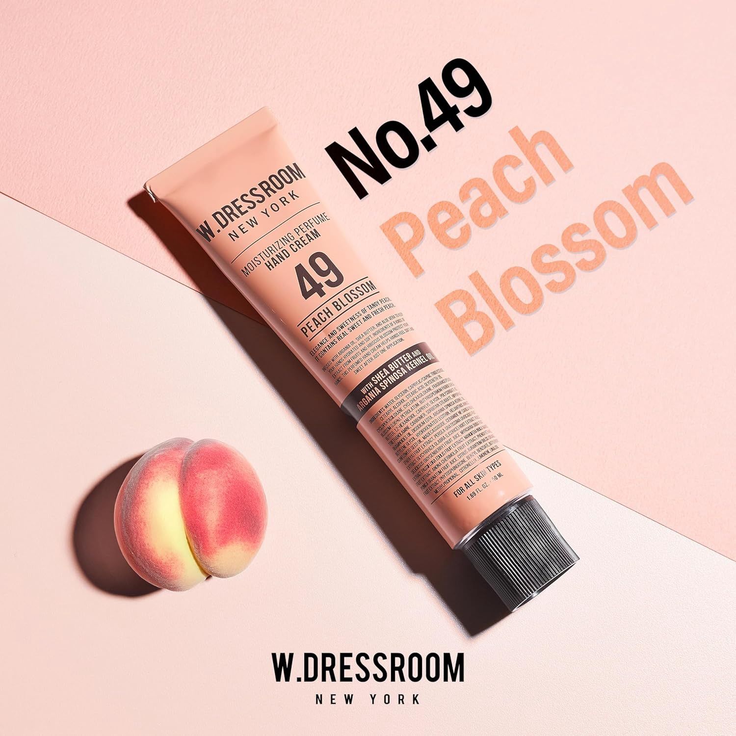 W. Dressroom Moisturizing Perfume Hand Cream 49 Peach Blossom 50ml