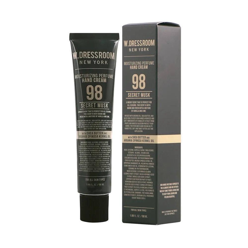 W.Dressroom Moisturizing Perfume Hand Cream 98 Secret Musk 50ml