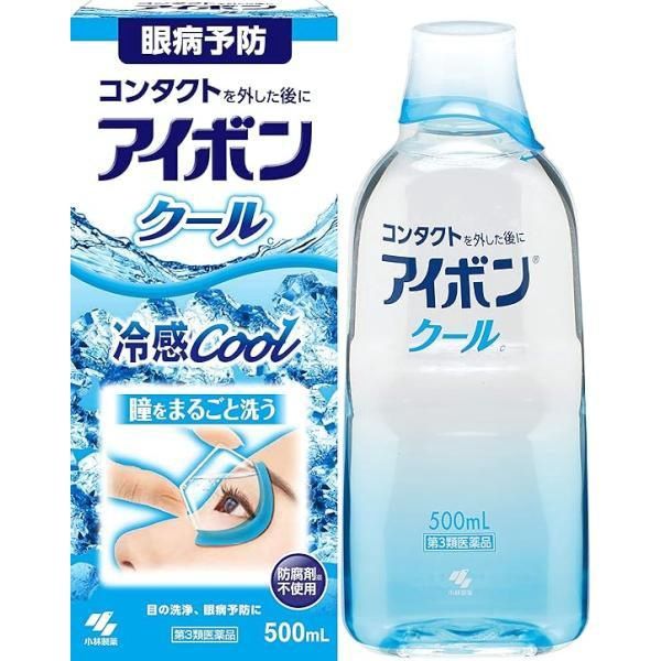 Kobayashi Eyebon Corneal Protection Eye Wash (Light Blue) 500ml