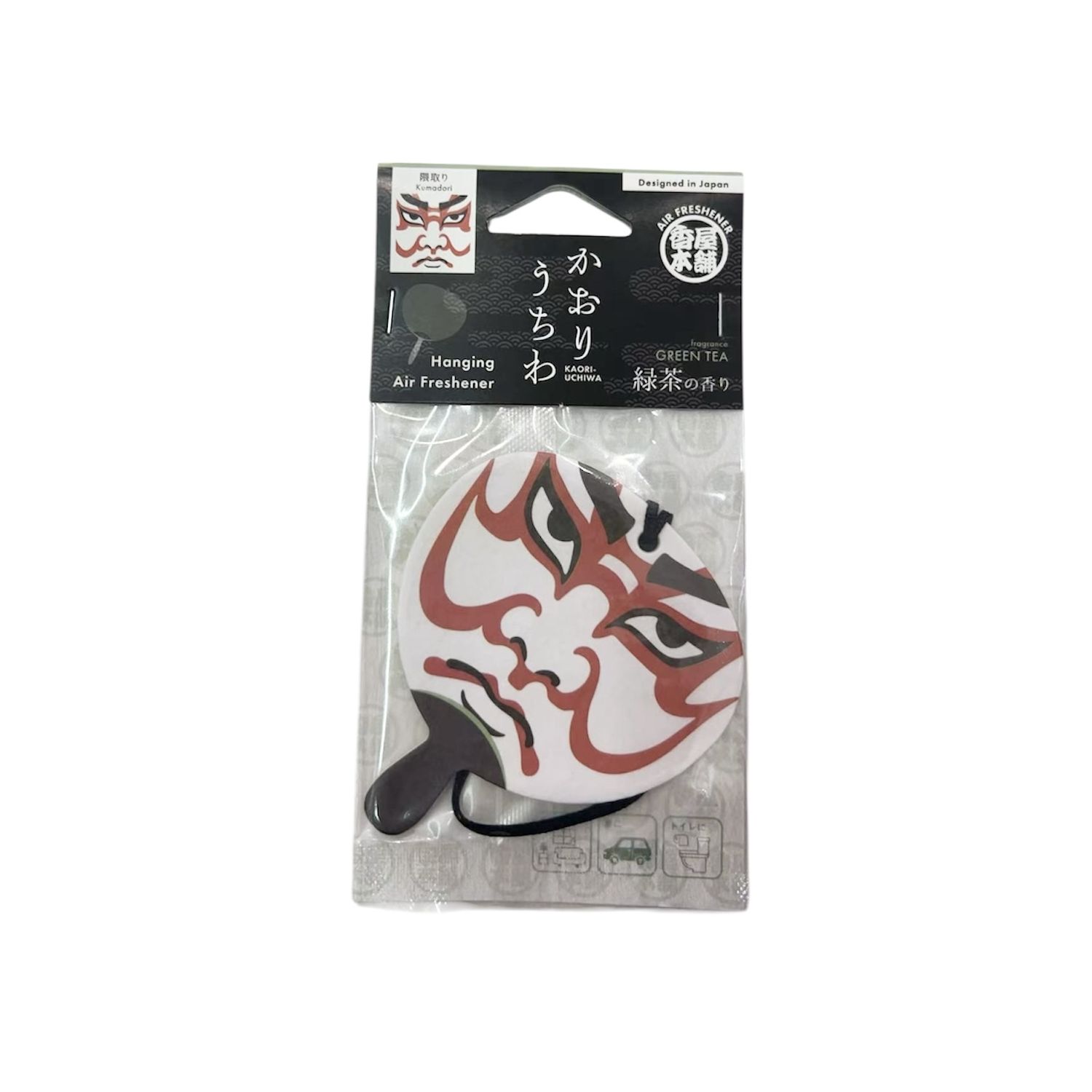 Kaori-Uchiwa Paper Air Freshener (Kumadori)