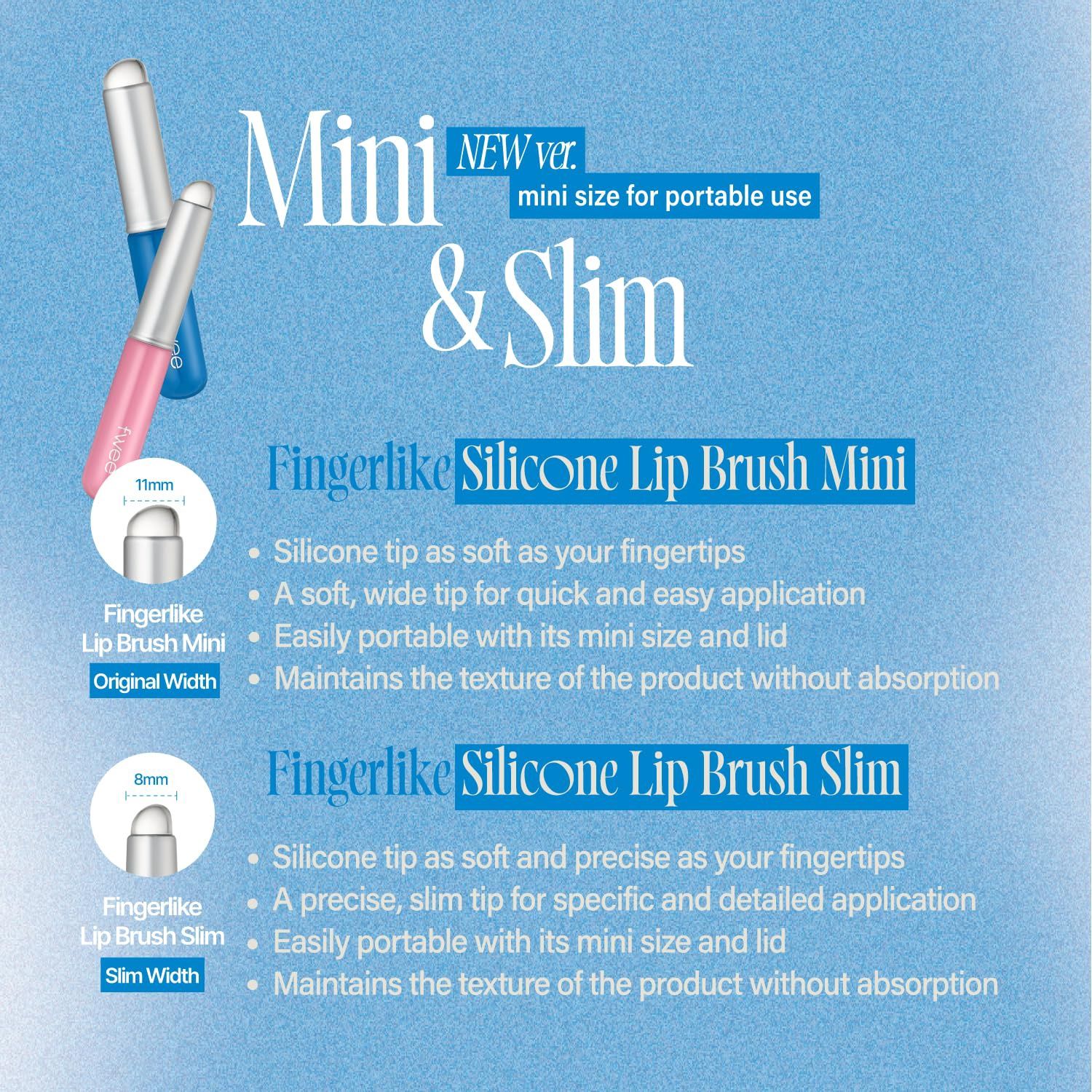 Fwee Fingerlike Silicone Lip Brush Slim
